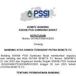 Banding Gelora Putra Dan Putra Benete Berbuah Untung