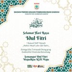 Iklan: BAPPEDA Sumbawa Barat, Selamat Hari Raya Idul Fitri 1447 Hijriah 20 Maret 2026