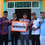 PGRI kabupaten Sumbawa Barat Salurkan Bantuan Untuk Korban Kebakaran di Kecamatan Alas Barat
