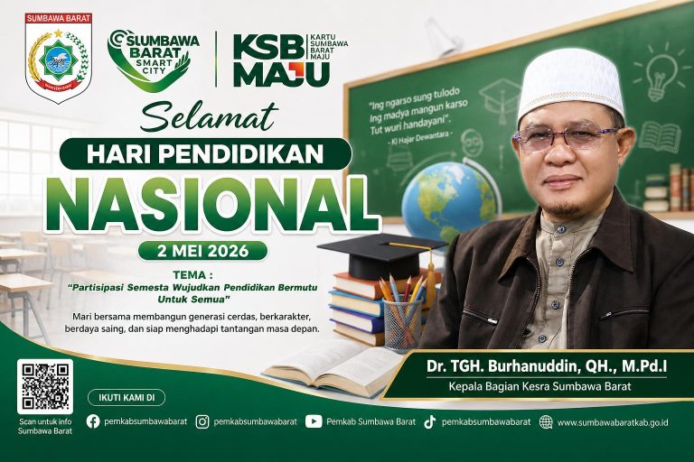 Iklan Bagian KESRA KSB: Selamat Hari Pendidikan Nasional 2 Mei 2026