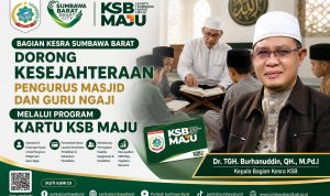 Pemerintah KSB Dorong Kesejahteraan Pengurus Masjid Dan Guru Ngaji