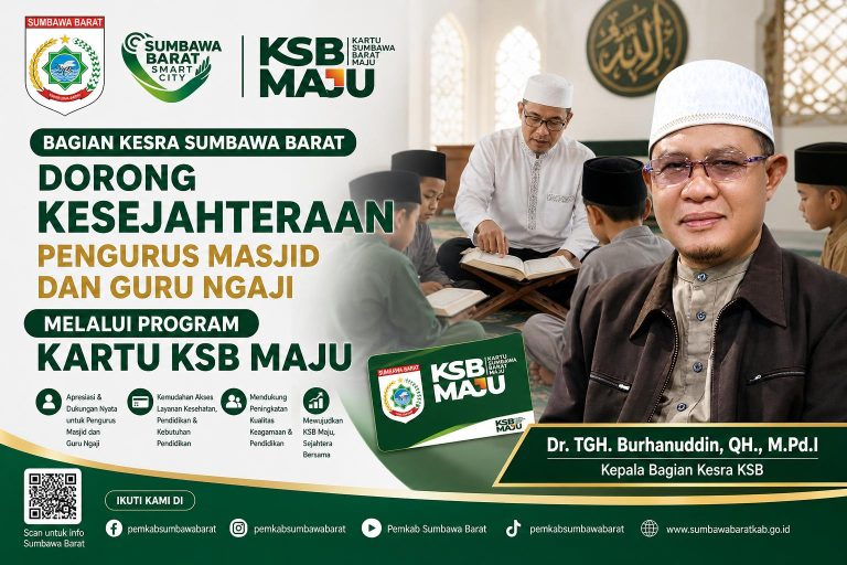 Pemerintah KSB Dorong Kesejahteraan Pengurus Masjid Dan Guru Ngaji