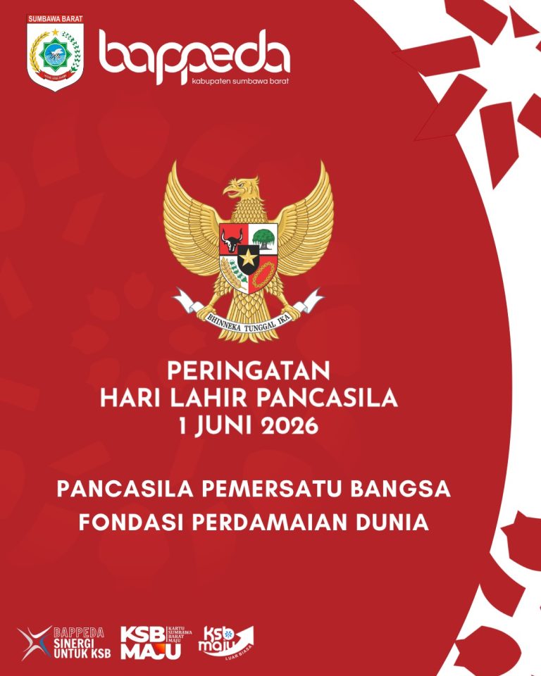 Iklan BAPPEDA KSB: Selamat Hari Lahir Pancasila 1 Juni 2026
