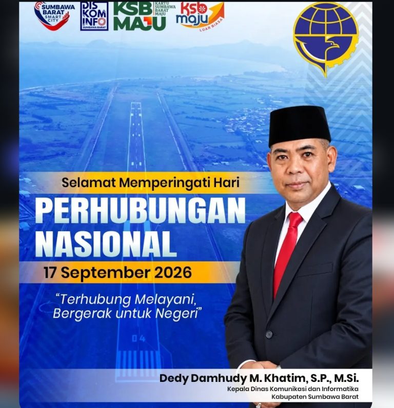 Iklan DISKOMINFO Sumbawa Barat: Selamat Hari Perhubungan Nasional