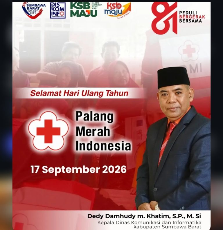 Iklan DISKOMINFO Sumbawa Barat: Selamat Hari Jadi Palang Merah Indonesia